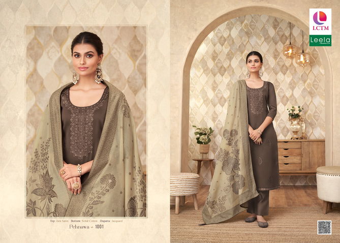 Pehnawa By Leela Designer Jam Satin Dress Material Wholesale Clothing Suppliers In India
